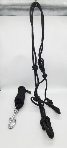 Rope halter headcollar with - halter,