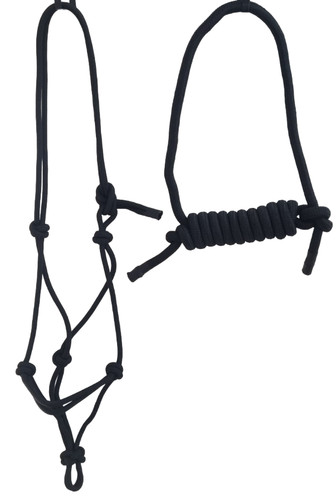Rope halter with lead - rope,