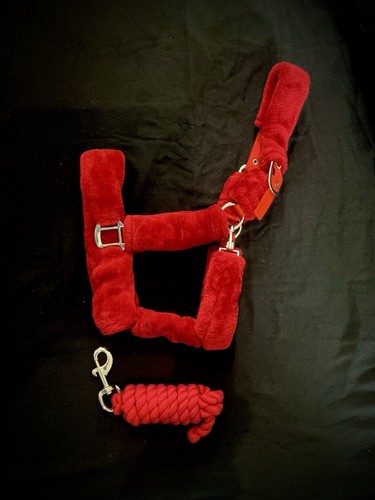 Pony size fluffy head collar - fluffy,